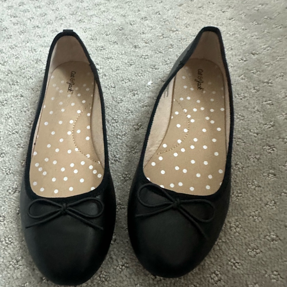 Cat and Jack Black Ballet Flats
